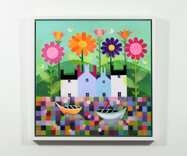 Flower Meadow by Sunita Khedekar, original painting