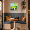 Mandala Forest by Sunita Khedekar, original painting, in room