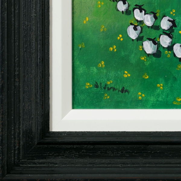 Where’s He Going? by David Alderman, original painting, detail