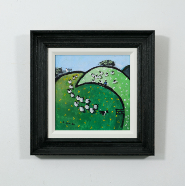 Where’s He Going? by David Alderman, original painting