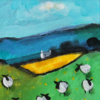Not Listening! by David Alderman, original painting, detail
