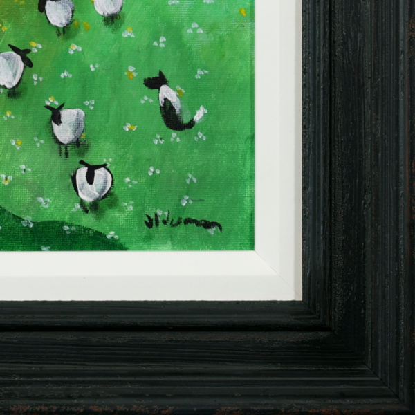 Not Listening! by David Alderman, original painting, detail