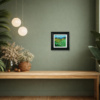 Not Listening! by David Alderman, original painting, in room