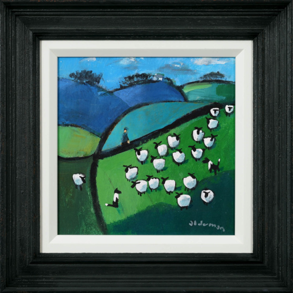 She’s Behind You! by David Alderman, original painting