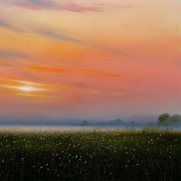 Drifting by Ben Payne, original painting, detail