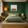 Drifting by Ben Payne, original painting, in room