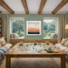 Drifting by Ben Payne, original painting, in room