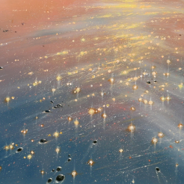 Retreating Tide by Ben Payne, original painting, detail