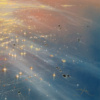 Retreating Tide by Ben Payne, original painting, detail