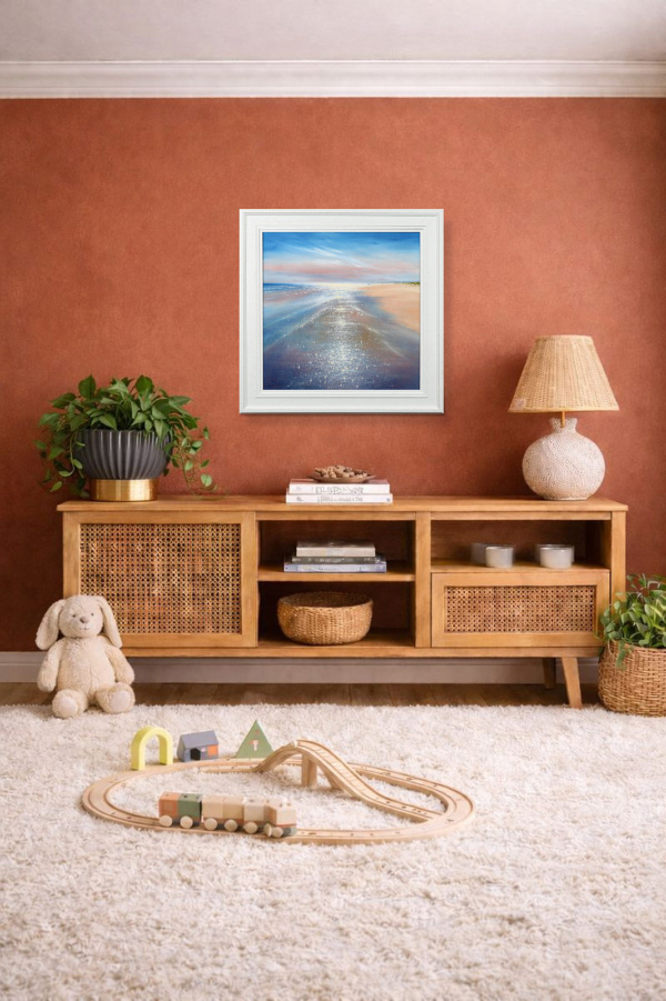 Days To Remember by Ben Payne, original painting, in room