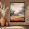 When The Light Returns by Rubén Calatayud (Arken), original painting, in room