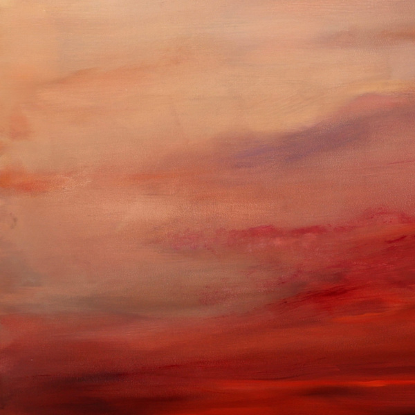 Ember Sky by Rubén Calatayud (Arken), original painting, detail