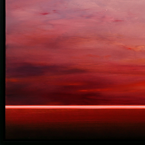 Evening Bloom by Rubén Calatayud (Arken), original painting, detail