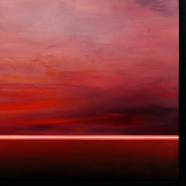 Evening Bloom by Rubén Calatayud (Arken), original painting, detail