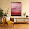 Evening Bloom by Rubén Calatayud (Arken), original painting, in room
