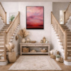 Evening Bloom by Rubén Calatayud (Arken), original painting, in room