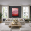 Evening Bloom by Rubén Calatayud (Arken), original painting, in room