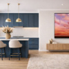 Celestial Light by Rubén Calatayud (Arken), original painting, in room
