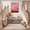 Celestial Light by Rubén Calatayud (Arken), original painting, in room