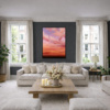 Celestial Light by Rubén Calatayud (Arken), original painting, in room