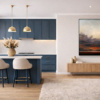 Whispers Of Light by Rubén Calatayud (Arken), original painting, in room