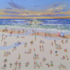 Sunset Games II by Paola Cassais, original painting