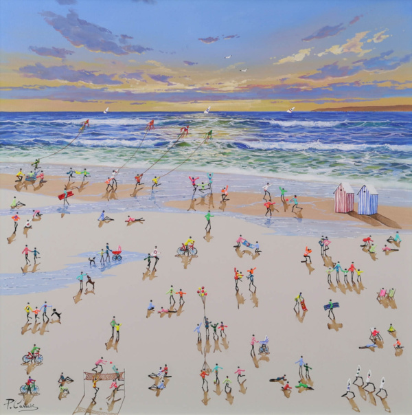 Sunset Games II by Paola Cassais, original painting