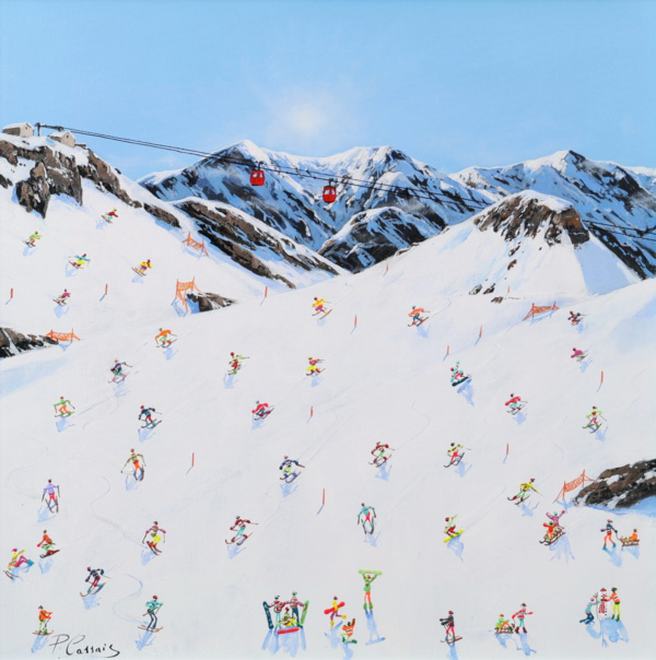 Distant Gondolas by Paola Cassais, original painting