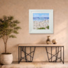 Our Beach by Paola Cassais, original painting, in room
