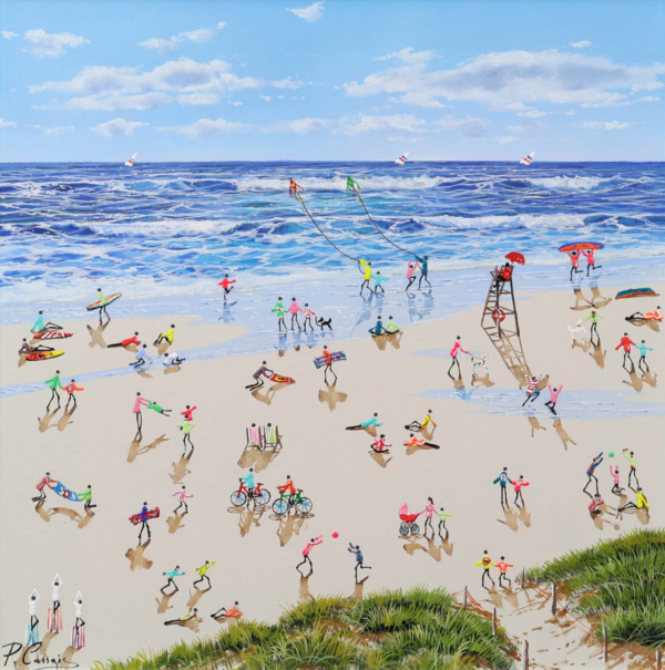 Our Beach by Paola Cassais, original painting