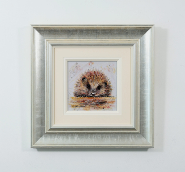 Harry The Hedgehog by Ruby Keller, original painting