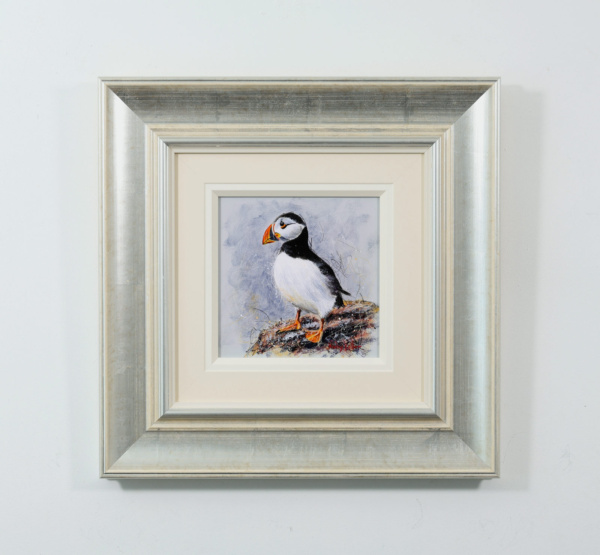 Paola The Puffin by Ruby Keller, original painting
