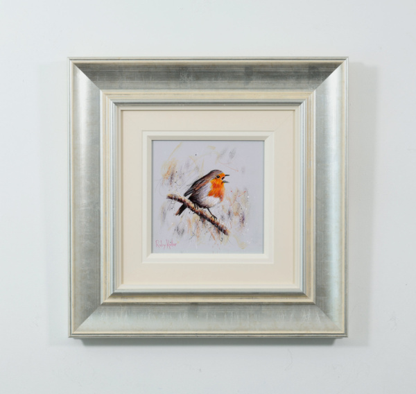 Robbie Robin by Ruby Keller, original painting