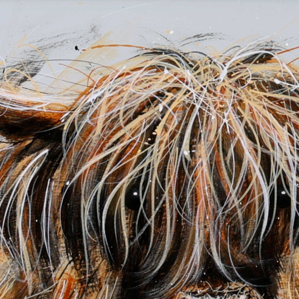 Family Photo II by Ruby Keller, original painting, detail