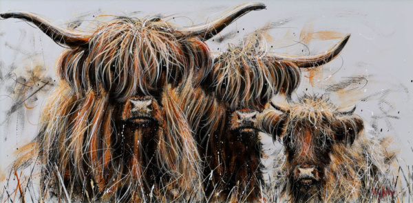 Family Photo II by Ruby Keller, original painting
