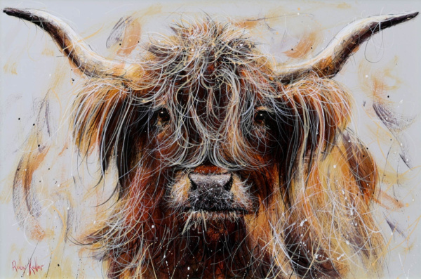 You Were Saying? by Ruby Keller, original painting