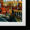 London In Motion by Simon Wright, original painting, detail