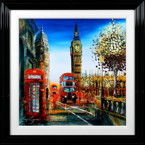 London In Motion by Simon Wright, original painting