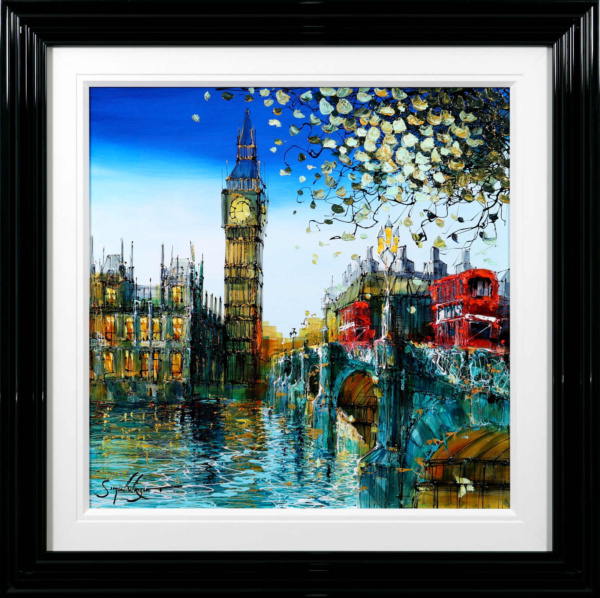View from Westminster Bridge by Simon Wright, original painting