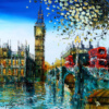 View from Westminster Bridge by Simon Wright, original painting