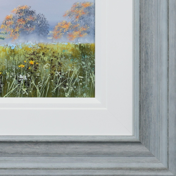 Summer Meadow by Allan Morgan, original painting, detail