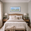 Summer Meadow by Allan Morgan, original painting, in room
