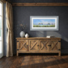 Summer Meadow by Allan Morgan, original painting, in room
