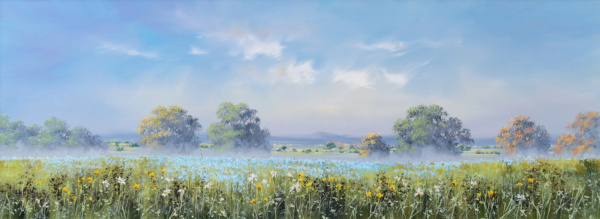 Summer Meadow by Allan Morgan, original painting