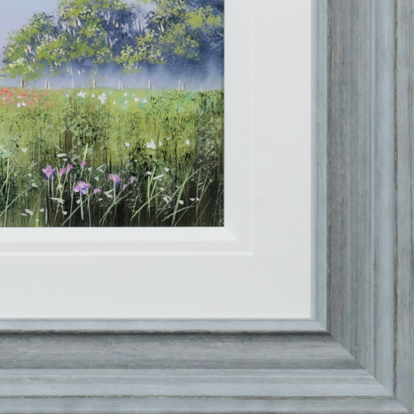 Field Of Poppies by Allan Morgan, original painting, detail