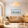Field Of Poppies by Allan Morgan, original painting, in room
