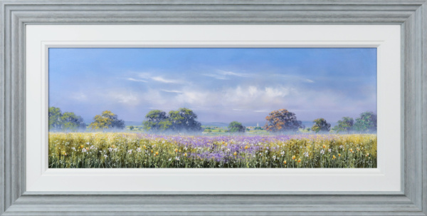 Lavender Meadow by Allan Morgan, original painting