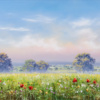 Summer Meadow Light by Allan Morgan, original painting