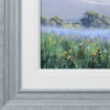 Cool Meadow Light by Allan Morgan, original painting, detail