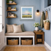 Meadow In Bloom by Allan Morgan, original painting, in room